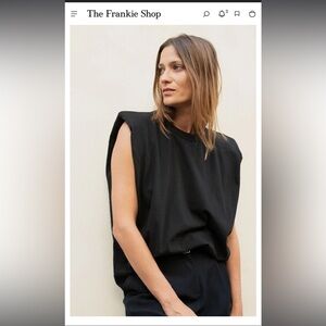 Frankie Shop Padded Shoulder Tank Top